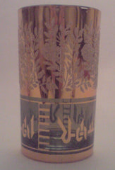 Golden tea glasses